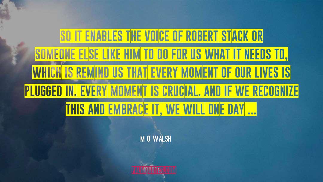 Every Moment Of Our Lives quotes by M O Walsh