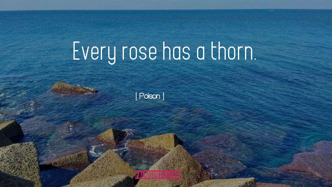 Every Rose Has Poetry quotes by Poison