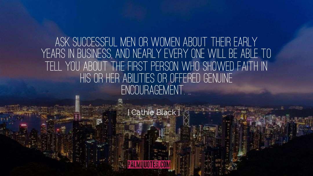 Every Successful Person quotes by Cathie Black