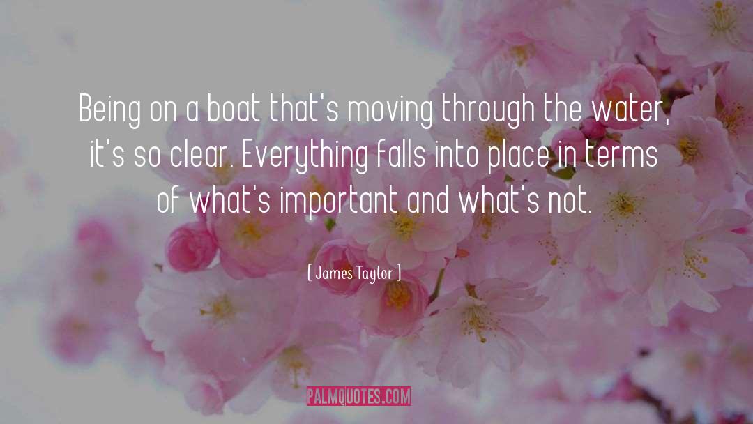 Everything Falls Into Place quotes by James Taylor