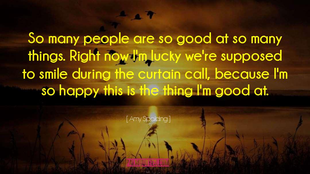 Everything Is Good quotes by Amy Spalding