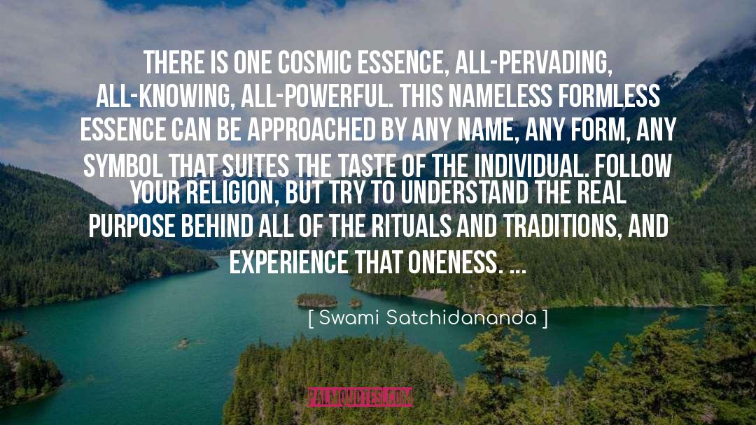 Everything Is One quotes by Swami Satchidananda