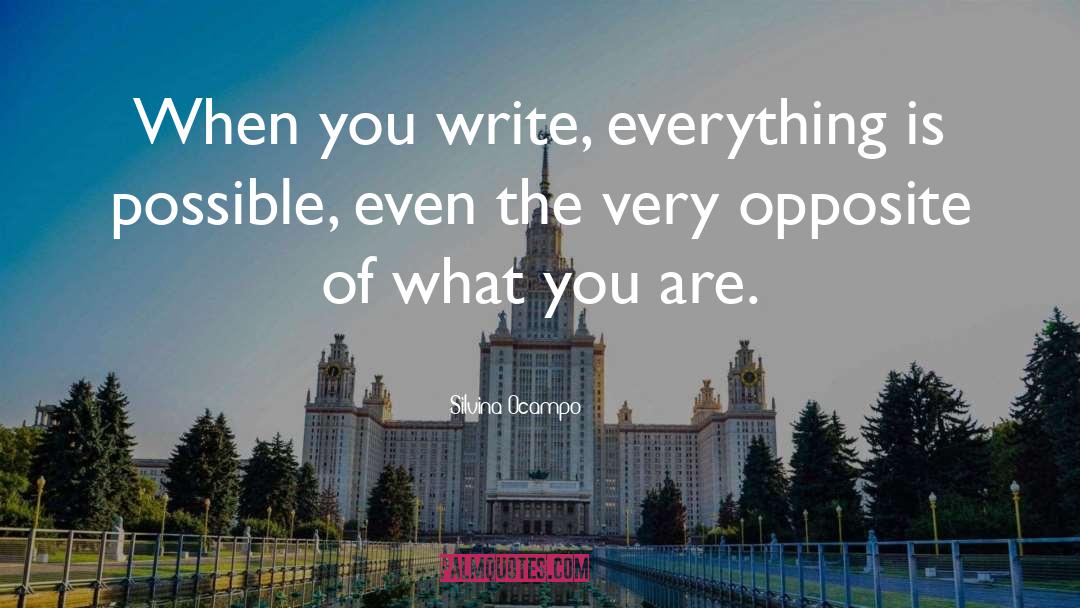 Everything Is Possible quotes by Silvina Ocampo