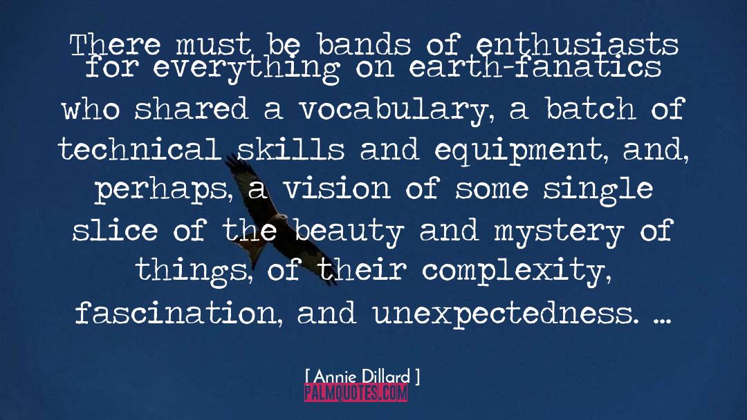Everything On Earth quotes by Annie Dillard