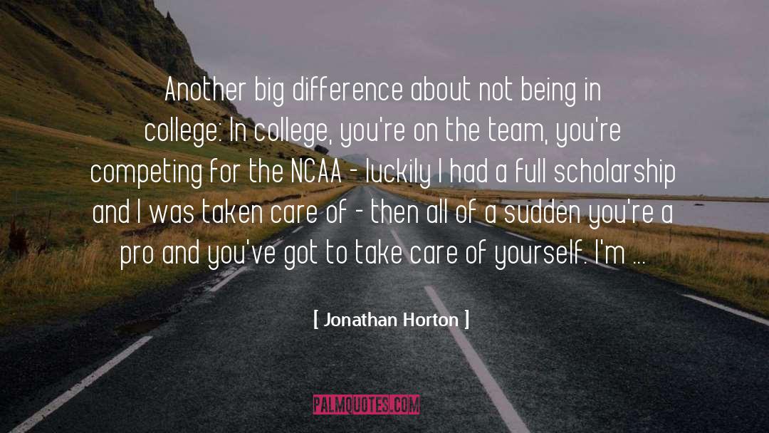 Everything Works Out quotes by Jonathan Horton