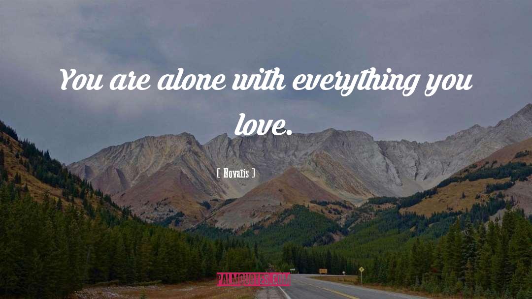 Everything You Love quotes by Novalis