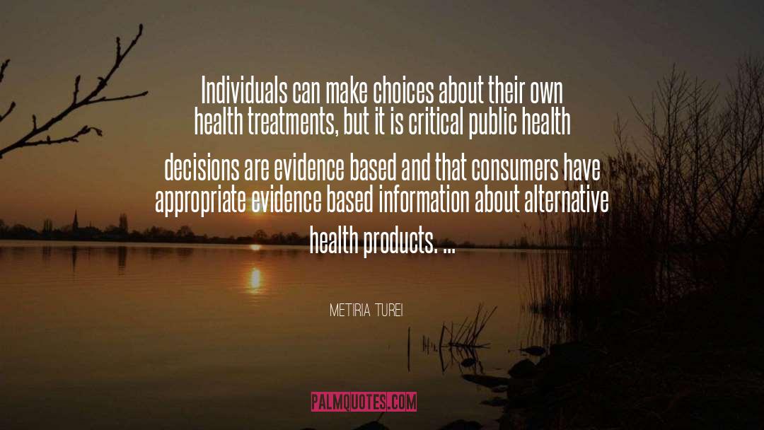 Evidence Based Charity quotes by Metiria Turei