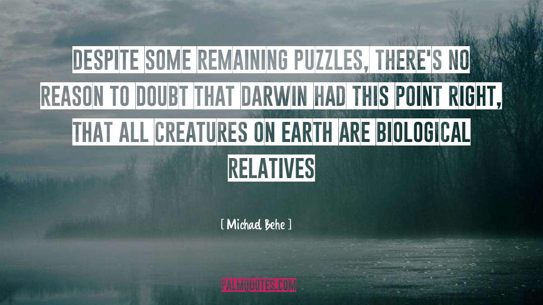 Evidence quotes by Michael Behe