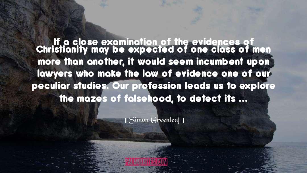 Evidences quotes by Simon Greenleaf