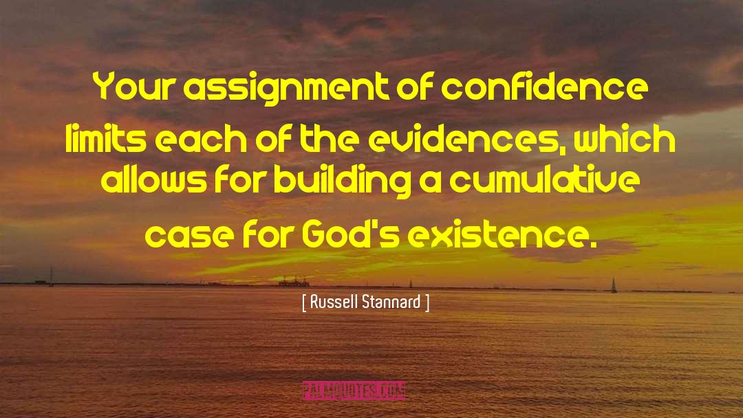 Evidences quotes by Russell Stannard