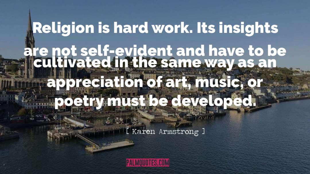 Evident quotes by Karen Armstrong