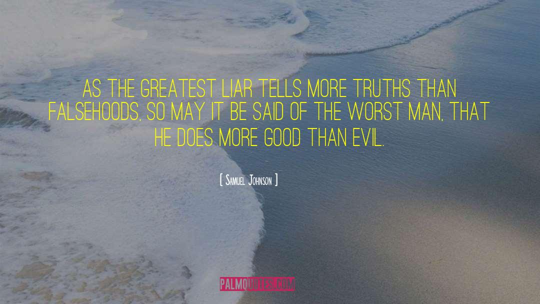 Evil Characters quotes by Samuel Johnson