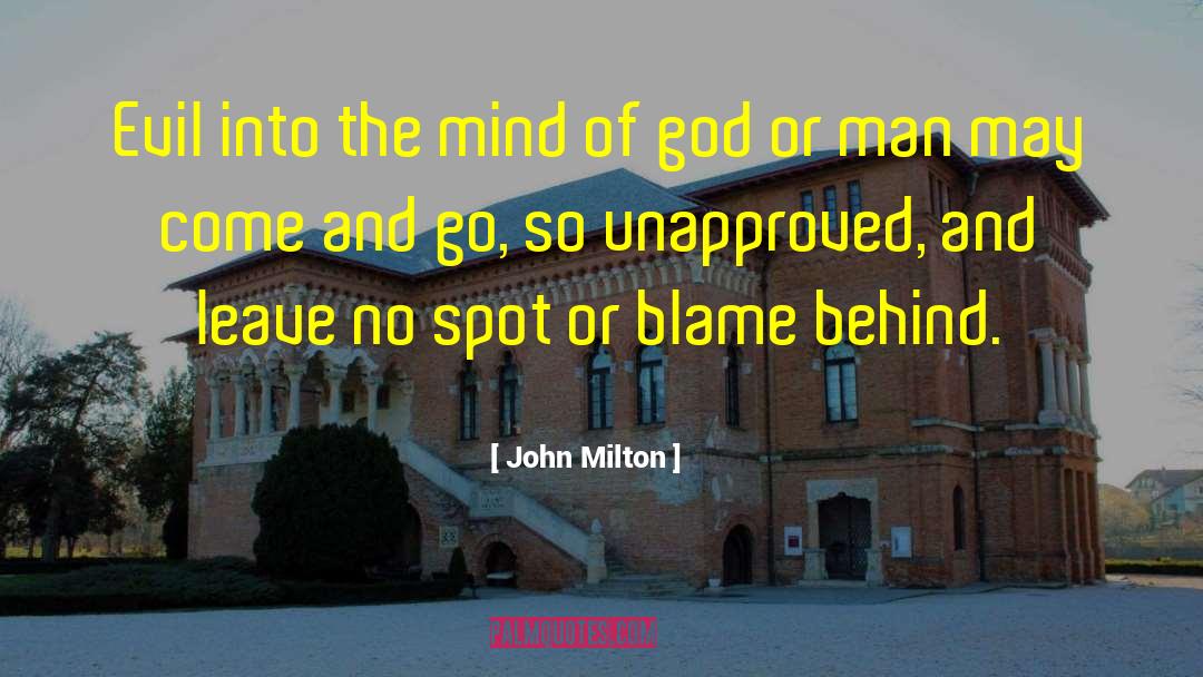 Evil Foundation quotes by John Milton