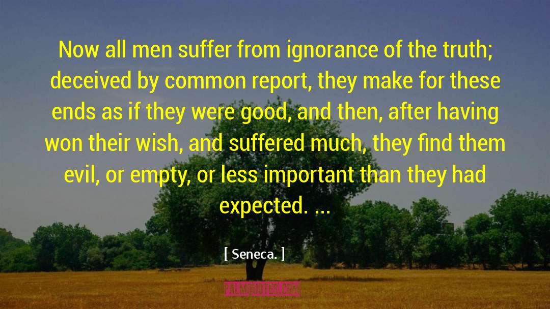 Evil Foundation quotes by Seneca.