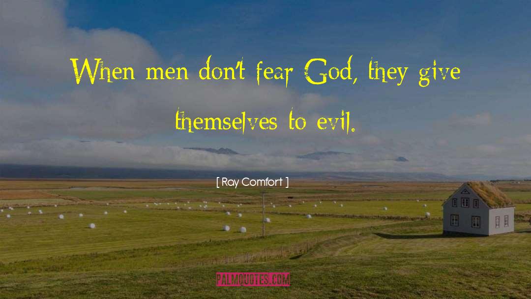 Evil God quotes by Ray Comfort