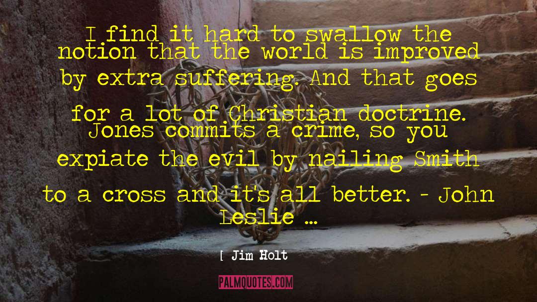 Evil God quotes by Jim Holt