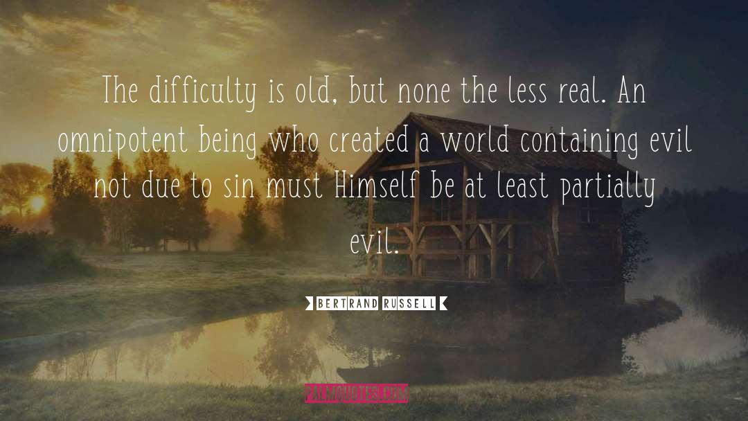 Evil God quotes by Bertrand Russell