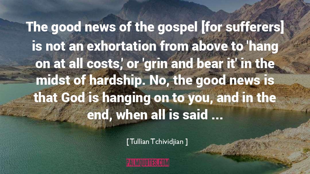 Evil God quotes by Tullian Tchividjian