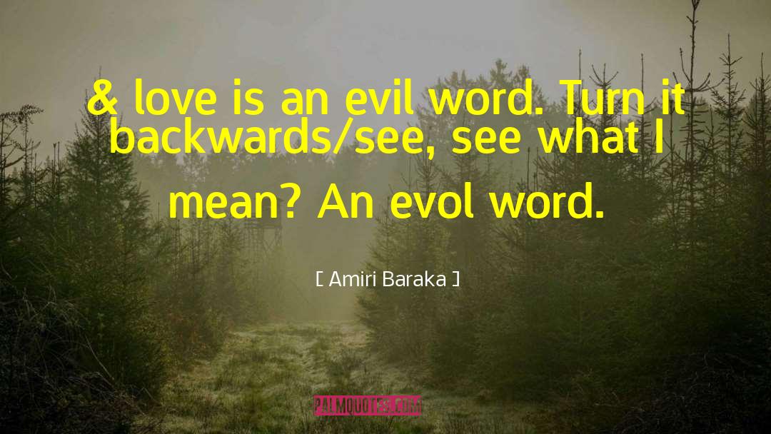 Evil Love quotes by Amiri Baraka