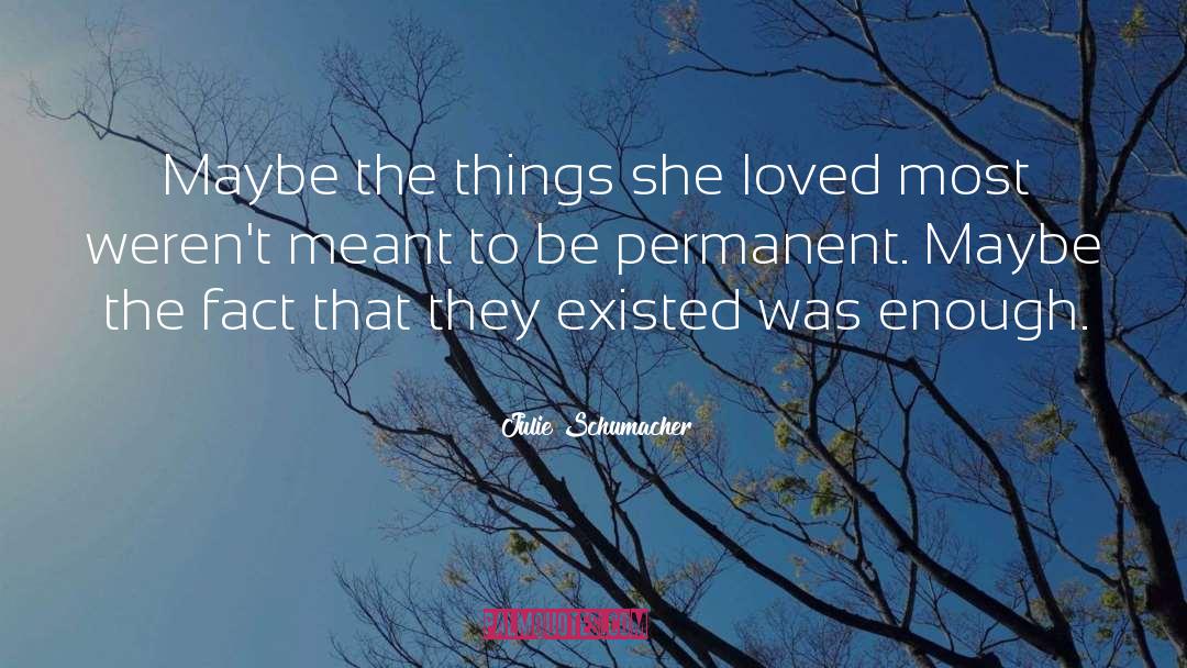 Evil Love quotes by Julie Schumacher
