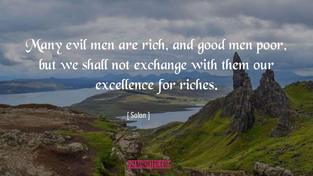Evil Men quotes by Solon