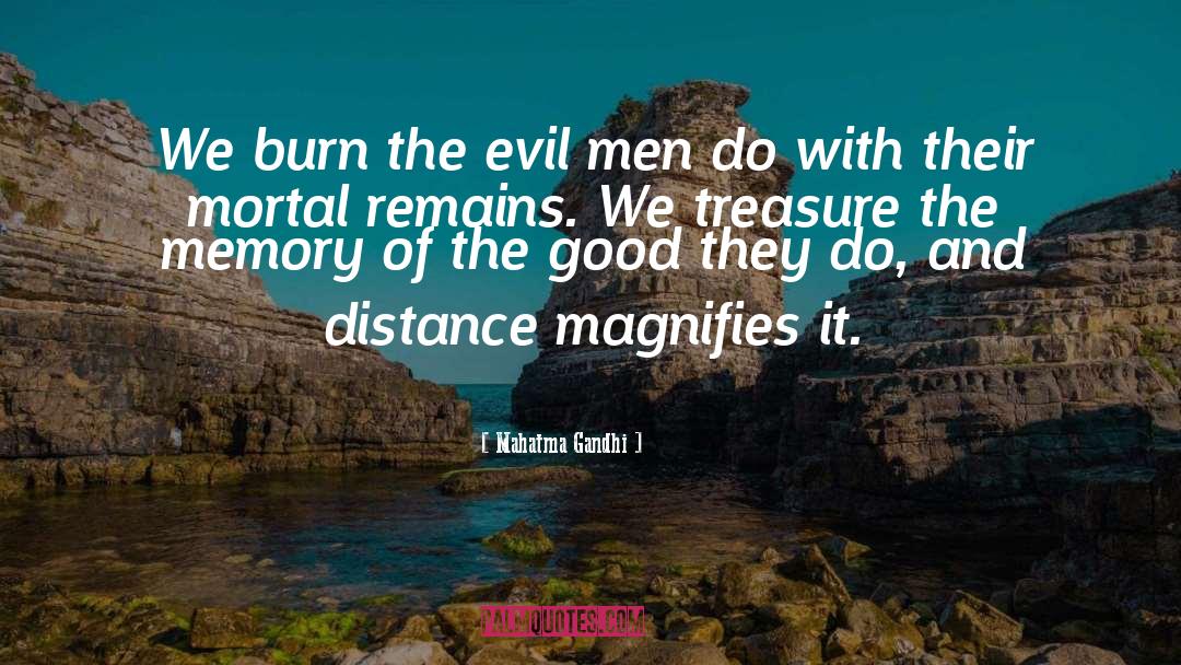 Evil Men quotes by Mahatma Gandhi