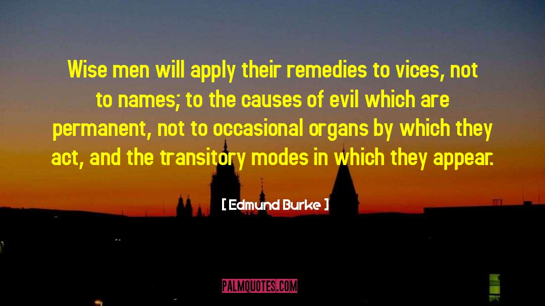 Evil Offer quotes by Edmund Burke