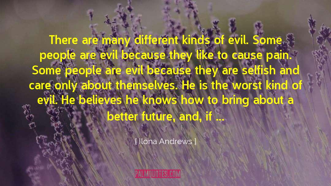 Evil Speaking quotes by Ilona Andrews