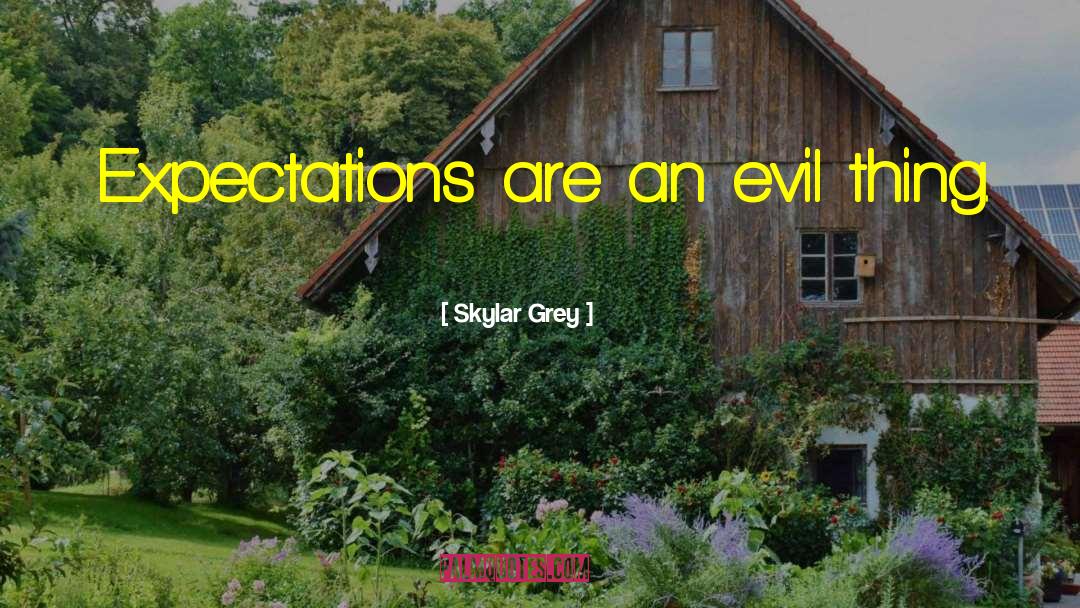 Evil Things quotes by Skylar Grey