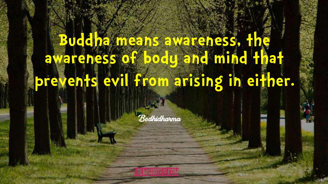 Evil Within quotes by Bodhidharma
