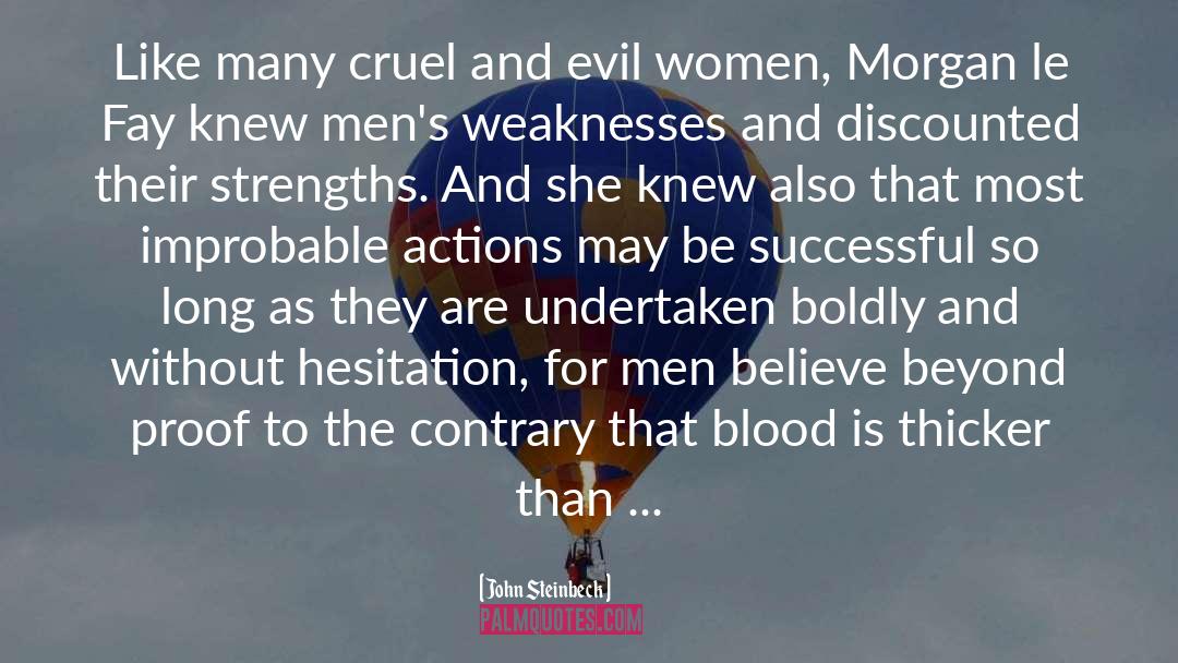 Evil Women quotes by John Steinbeck