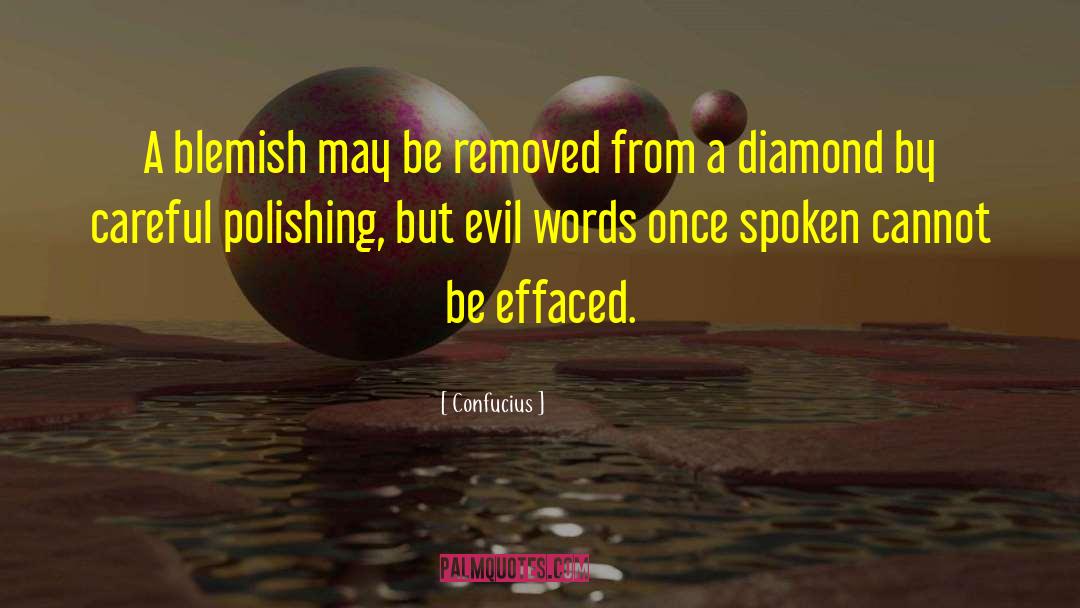 Evil Words quotes by Confucius