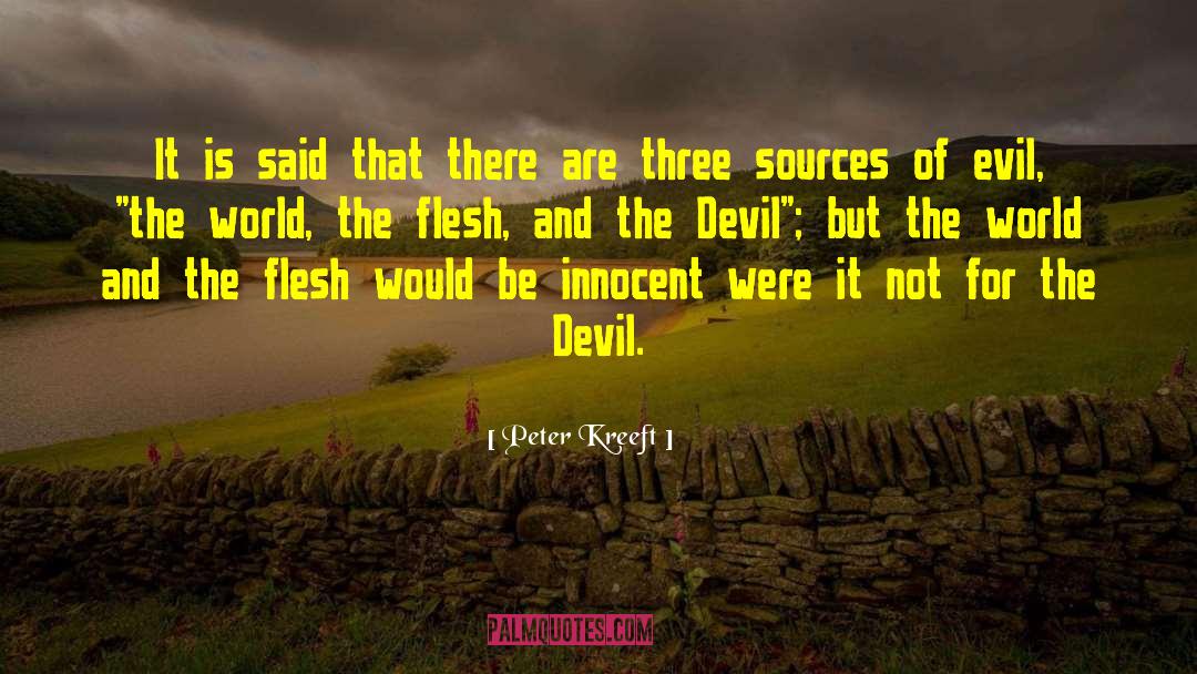 Evil World quotes by Peter Kreeft