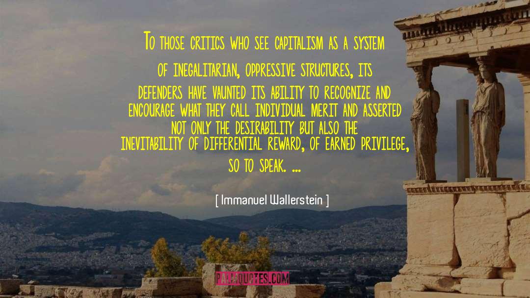 Evils Of Capitalism quotes by Immanuel Wallerstein