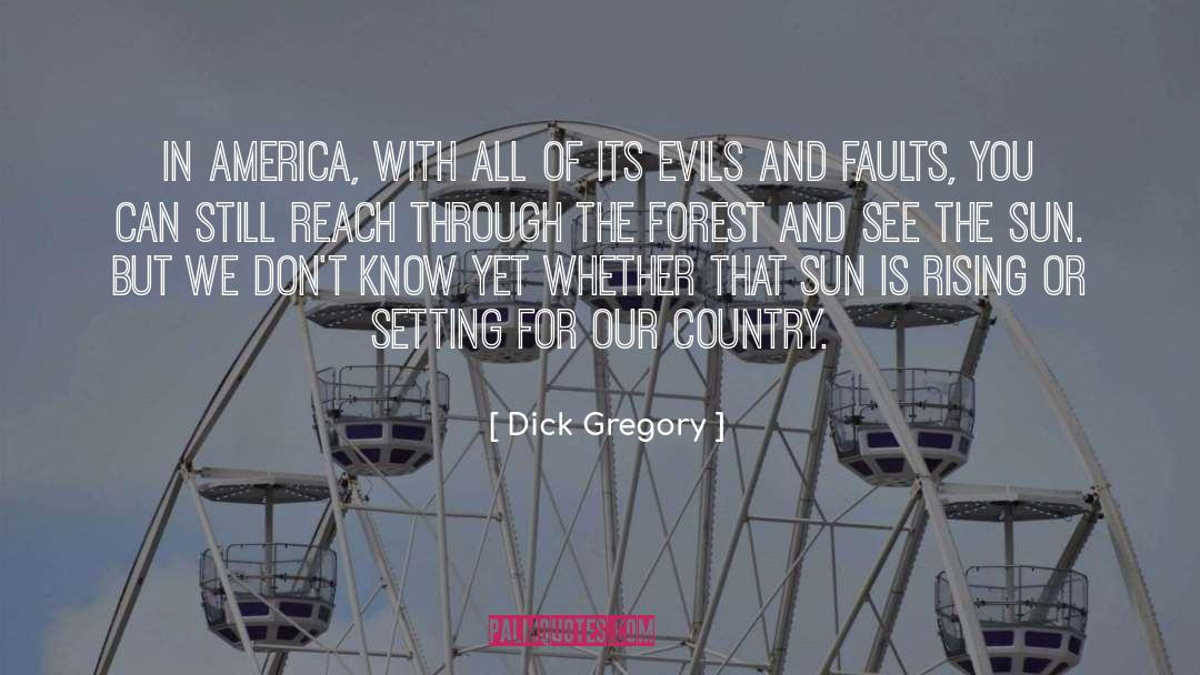 Evils quotes by Dick Gregory
