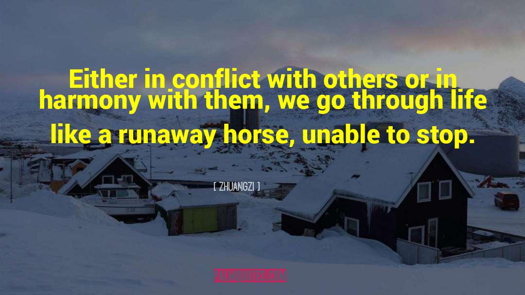 Evitable Conflict quotes by Zhuangzi