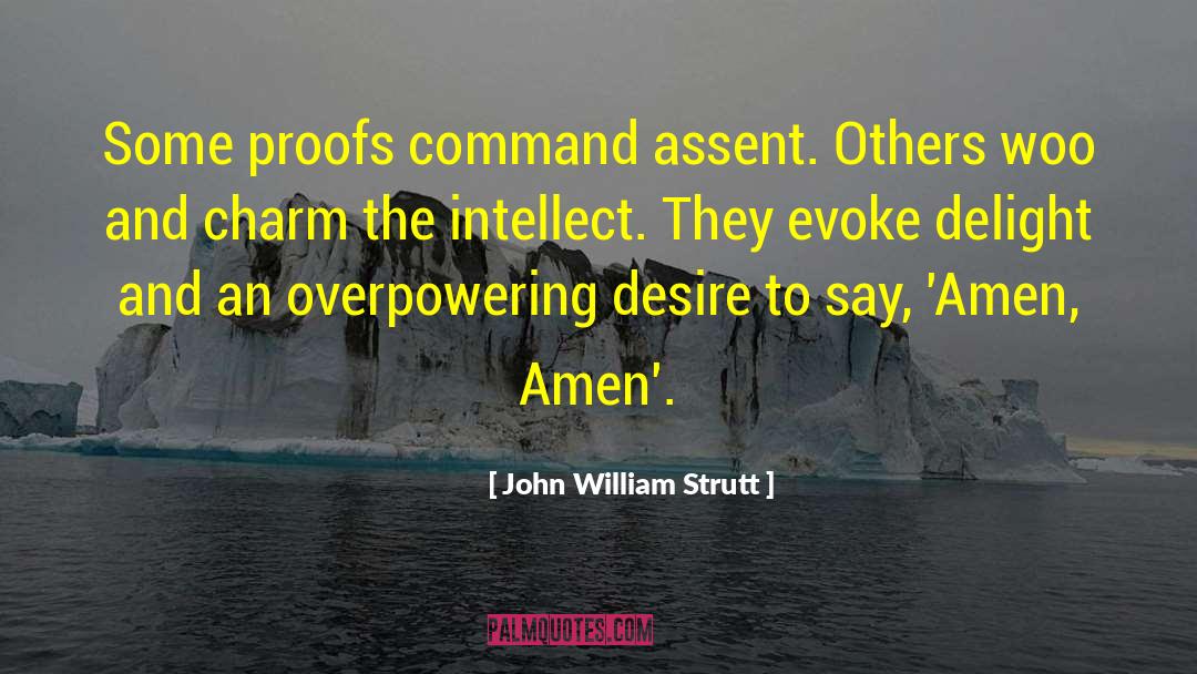 Evoke quotes by John William Strutt