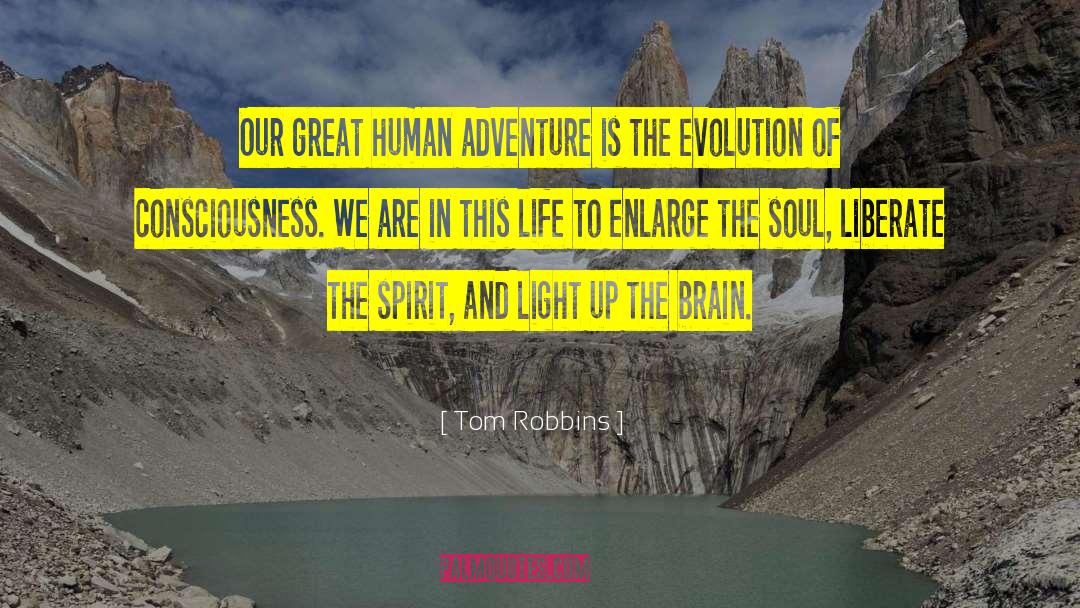 Evolution Of Consciousness quotes by Tom Robbins