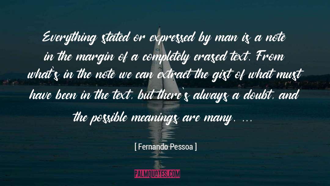 Evolution Of Language quotes by Fernando Pessoa