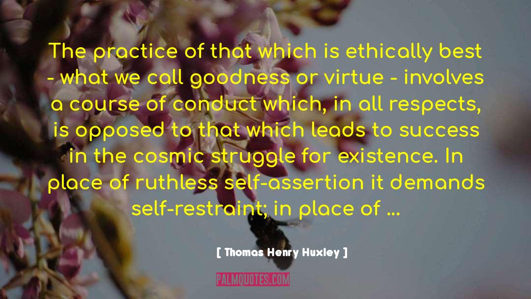 Evolution Of Morals quotes by Thomas Henry Huxley
