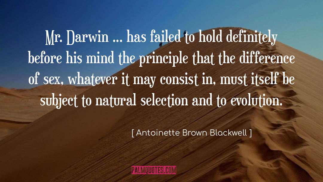 Evolution Trial quotes by Antoinette Brown Blackwell