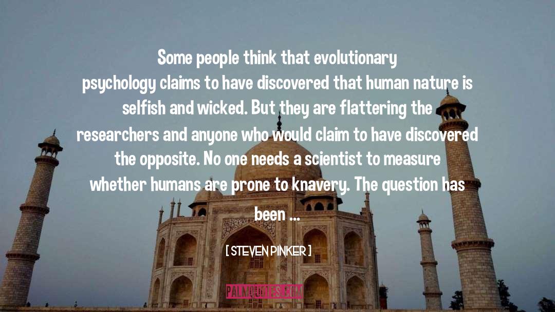 Evolutionary Epistemology quotes by Steven Pinker