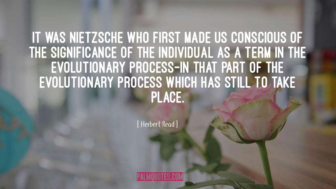 Evolutionary Process quotes by Herbert Read