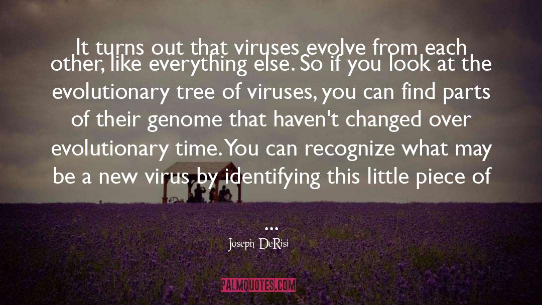 Evolutionary Time quotes by Joseph DeRisi