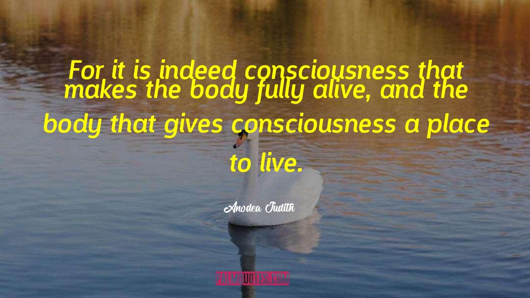 Evolved Consciousness quotes by Anodea Judith
