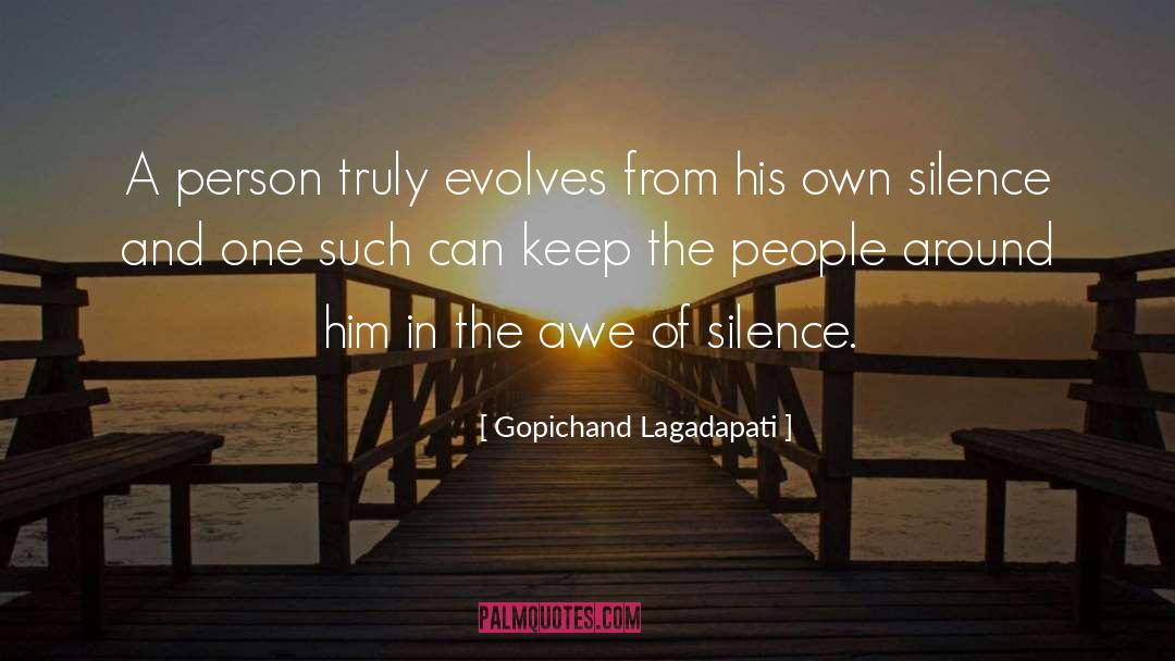 Evolves quotes by Gopichand Lagadapati