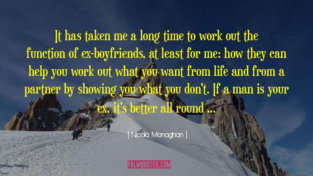 Ex Boyfriends quotes by Nicola Monaghan