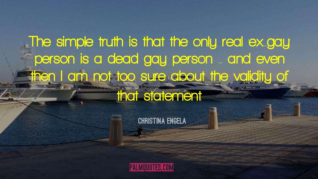 Ex Gay quotes by Christina Engela