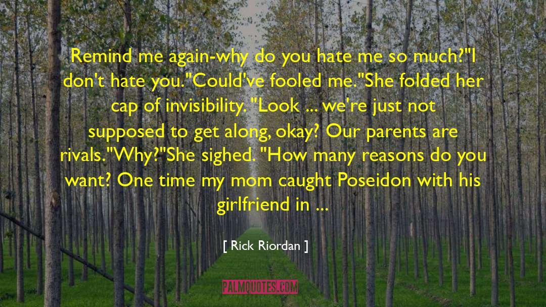 Ex Girlfriend quotes by Rick Riordan