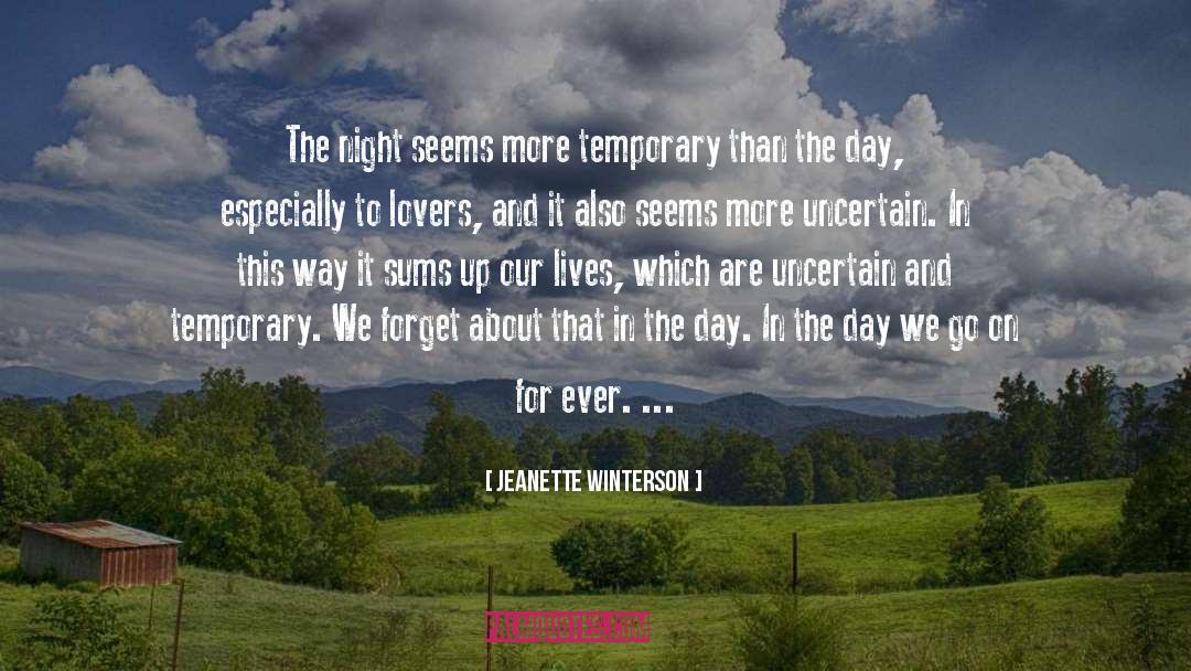 Ex Lovers quotes by Jeanette Winterson